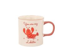 Sass & Belle Tasse à café humoristique « You are My Lobster » - Cadeau amusant pour les amis fans - Idée de tasse à thé romantique pour elle ou lui, jolies tasses en porcelaine Sass and Belle