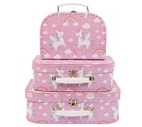 Sass Belle - Valise, Trolley - Set de 3 valisettes Licorne
