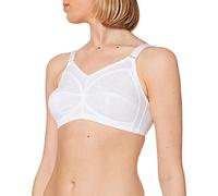 SASSA Soft-bh Jacquard - Soutien-gorge de tous les jours - Emboîtant - uni - Femme - Blanc (Weiß 00100) - FR: 105C (Taille fabricant: 90C)