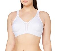 Sassa Soutien-Gorge à Bonnets Souples en Jacquard Doux pour Femme, Blanc (00100), 80C