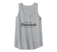 Sassenach Outlander o étranger Débardeur, Femme, Gris Chiné, M