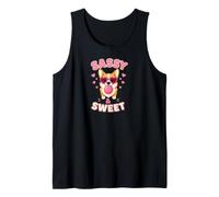 Sassy and Sweet Corgi Cute Funny Art Débardeur
