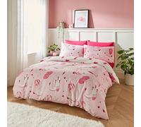 Sassy B Parure de lit réversible avec Housse de Couette et taies d'oreiller Motif Bottes de Cowgirl Rose