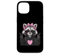 Sassy Cute Raccoon Animal Lover Design avec Lunettes Coque pour iPhone 13