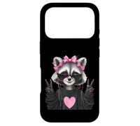 Sassy Cute Raccoon Animal Lover Design avec Lunettes Coque pour iPhone 17 Pro