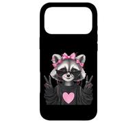 Sassy Cute Raccoon Animal Lover Design avec Lunettes Coque pour iPhone 17 Pro Max