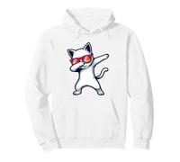 Sassy Dabbing Cat avec Lunettes de Soleil Sweat à Capuche