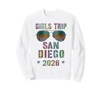 Sassy Girls Trip SAN Diego 2026 Voyage Natation Vacances Sweatshirt