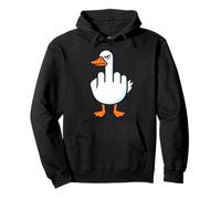 Sassy Goose Doigt d'honneur Amusant pour Les Amoureux des Animaux Sweat à Capuche
