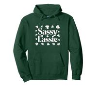Sassy Lassie Chemise drôle Irlandaise pour Femme St Patrick Sweat à Capuche