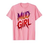 Sassy MUD Girl Run Trail Mudder Sisters Pink Mudding Queen T-Shirt