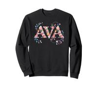 Sassy Prénom AVA Tenue de Jardin personnalisée pour Fille Sweatshirt
