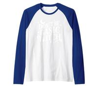 Sassy Sarcastic Don't Be Basic Witch Citation Halloween pour Femme Manche Raglan
