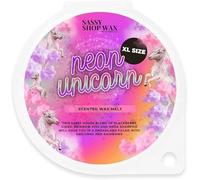 Sassy Shop Wax - Cire parfumée, licorne fluo - Mélange de cire de soja bio - Parfums luxueux et durables pour n'importe quel espace de vie - Convient aux végétaliens, taille XL 70 g