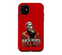 Sassy Squelette Roses Douleur de Dos Vieillissement Humour Hot Flash Coque pour iPhone 11