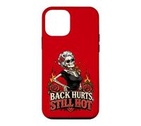 Sassy Squelette Roses Douleur de Dos Vieillissement Humour Hot Flash Coque pour iPhone 12 Mini