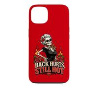 Sassy Squelette Roses Douleur de Dos Vieillissement Humour Hot Flash Coque pour iPhone 13