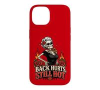 Sassy Squelette Roses Douleur de Dos Vieillissement Humour Hot Flash Coque pour iPhone 14