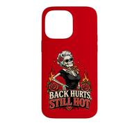Sassy Squelette Roses Douleur de Dos Vieillissement Humour Hot Flash Coque pour iPhone 14 Pro Max