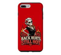 Sassy Squelette Roses Douleur de Dos Vieillissement Humour Hot Flash Coque pour iPhone 7 Plus/8 Plus