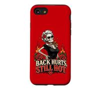 Sassy Squelette Roses Douleur de Dos Vieillissement Humour Hot Flash Coque pour iPhone SE (2020) / 7/8