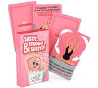 SASSY, STRONG & SORTED! Sweary Cartes d'affirmation pour Femme - Étanches, Mots spirituels positifs et Badass Quotidiens, Cadeau Amusant pour Soins personnels, Pont de Motivation inspirant pour la