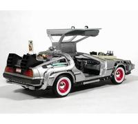 sast Voiture De Collection Delorean 3 Retour vers Le Futur III 1/24 en Métal