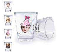 Sastridft Verre à shot personnalisé pour whisky, tequila, bourbon avec texte, idéal pour les cadeaux de mariage, de fête, d'anniversaire
