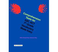 SAT, ACT Vocabulary 7th grade tests and keys