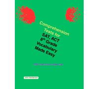 SAT, ACT Vocabulary Made Easy 8th grade Test Book