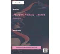SAT English: Vocabulary - Advanced - Volume 2