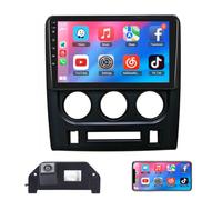 Sat Navi SWC Radio Lecteur audio stéréo compatible avec Dodge Challenger R | Navigation satellite multimédia AHD GPS Canbus RDS/FM DIN DSP DVR sans fil CarPlay & iOS Android + caméra de recul système de