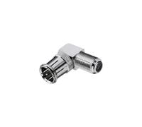 SAT-Winkeladapter [F-Buchse á F-Quickstecker] Renkforce