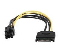 SATA 15-Pin Male vers 15-Pin Femelle ATX Câble adaptateur prise d'alimentation