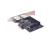SATA IDE PCI e Adapter Card To 2.0 + ESATA X2 Combo Converter Controller