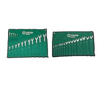 SATA Lot de 31 clés mixtes à 12 points | SAE 1/4" à 1-1/4" et métrique 8 mm à 22 mm | Chargement hors coin | ST08414G