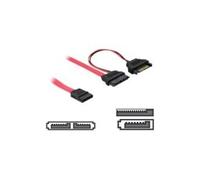 SATA Slimline ALL-in-One cable - Câble SATA - Serial ATA 150 - SATA Slimline (F) pour SATA, alimentation SATA - 50 cm