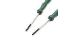 SATA ST09314SJ Lot de 7 tournevis de précision Phillips et fente dans un étui de rangement Vert