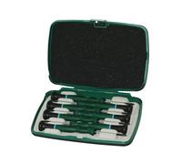 SATA ST09315SJ Lot de 7 tournevis Torx de précision T5 à T15 dans un étui de rangement