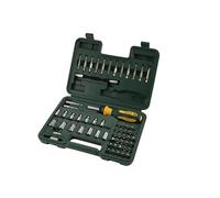 SATA ST09324SJ Lot de 60 tournevis à cliquet avec douilles 6 pans 6 pans et corps en acier au chrome vanadium durable