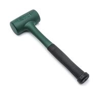SATA ST92903SC Marteau de soufflage mort avec tête de 55 mm/1050 g et tête en caoutchouc absorbant les chocs Vert 350 mm