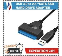 SATA vers USB 3.0 2.5"" HDD SSD disque dur Disque Converter Câble Adaptateur Bleu