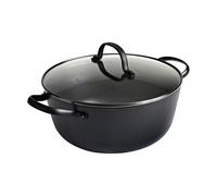 Satake Casserole Satake en fonte légère avec couvercle en verre 24 cm