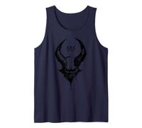 Satan 666 Lucifer Cornes Wicca Diable Paganisme Sorcellerie Débardeur