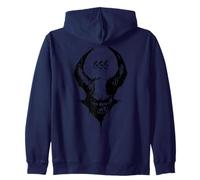 Satan 666 Lucifer Cornes Wicca Diable Paganisme Sorcellerie Sweat à Capuche