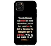 Satan a aveuglé l'esprit des incroyants 2 Cor 4 4 Coque pour iPhone 11 Pro Max