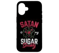 Satan est Mon Sugar Daddy satanique Coque pour iPhone 16