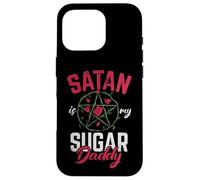 Satan est Mon Sugar Daddy satanique Coque pour iPhone 16 Pro