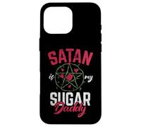 Satan est Mon Sugar Daddy satanique Coque pour iPhone 16 Pro Max