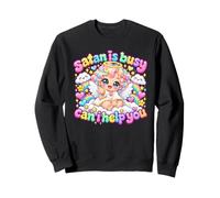« Satan Est Occupé, Puis-Je Vous Aider » - Parodie D'angel Sweatshirt